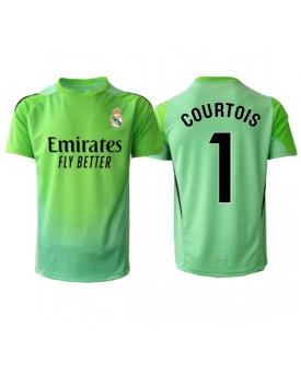 Real Madrid Thibaut Courtois #1 Portiere Maglia Gara Trasferta Repliche 2025-26 Maniche Corte